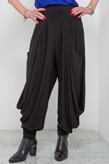 PANTS HAREM - black