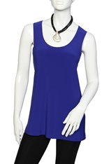 TUNIC LOUISE - blue berry