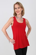 TUNIC LOUISE - red