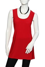 TUNIC LOUISE - red