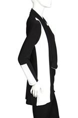 JACKET CAPRICE - black white
