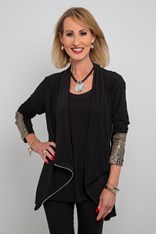 JACKET CAPRICE - black dynasty