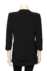 JACKET VENICE JERSEY - black white