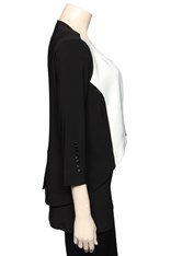 JACKET VENICE JERSEY - black white