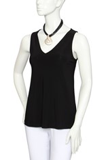 CAMI V NECK KYIV - black