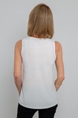 CAMI V NECK KYIV - ivory