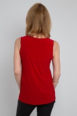 CAMI V NECK KYIV - red