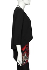 JACKET VENICE CREPE - black crepe