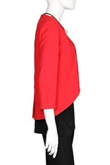 JACKET VENICE CREPE - flame