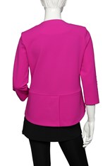 JACKET VENICE CREPE - fuchsia crepe