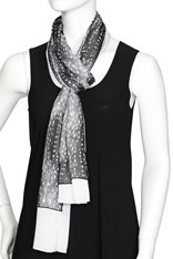 SCARF EURO - black smoke