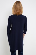 TUNIC GINA SASSY LONG SLEEVE - navy