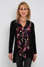 TUNIC GINA SASSY LONG SLEEVE - this is art