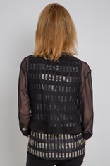 JACKET TANSY - black