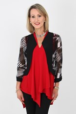 JACKET TANSY - black lightning