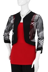 JACKET TANSY - black lightning
