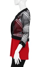 JACKET TANSY - black lightning
