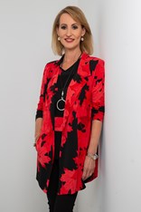 JACKET JODIE JET POCKET - orange blossom