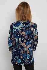 TOP LUCY 3/4 SLEEVE TWIST - paisley