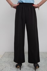 PANTS GEORGIE CREPE WIDE LEG - black