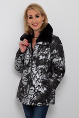 COAT GRAFFITI POETRY 73855 - black silver