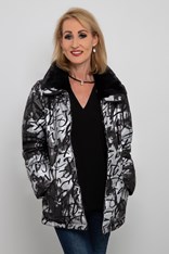 COAT GRAFFITI POETRY 73855 - black silver