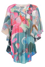 KAFTAN IRENE 24803 - pink floral