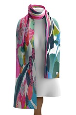 SCARF IRENE 24906 - pink floral