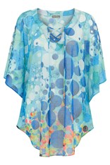 KAFTAN CUMMINGS 24801 - blue abstract