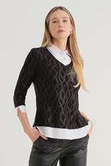 TOP SHIRT TIMELESS - black