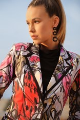 JACKET 2 BUTTON ARBEL - pink african
