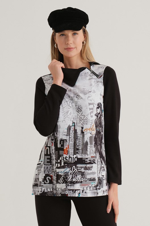 TUNIC ZIP BASAK