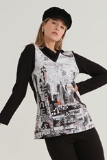 TUNIC ZIP BASAK - paris night