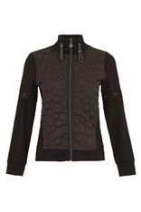 JACKET QUILTED TWIST - black