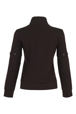 JACKET QUILTED TWIST - black