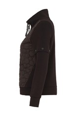 JACKET QUILTED TWIST - black