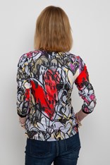 TOP CREW ARBEL - pink african
