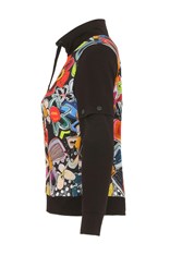 JACKET ZIP VIGO - black floral
