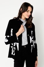 JACKET LOVE - black silver