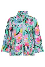 JACKET NATASHA ZIP 25669 - musk floral