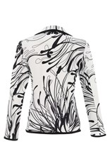 JACKET MARTINI 2 BUTTON 25128 - white black