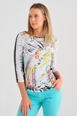 TOP SYLVIE 25602 - black moon