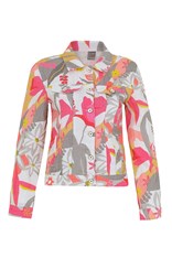 JACKET BOMBER LINEN STUDIO 25705 - fiesta pink