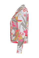 JACKET BOMBER LINEN STUDIO 25705 - fiesta pink
