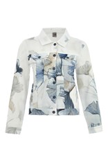 JACKET BOMBER LINEN MAJELLA 25791 - blue floral