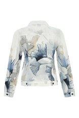 JACKET BOMBER LINEN MAJELLA 25791 - blue floral