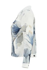 JACKET BOMBER LINEN MAJELLA 25791 - blue floral