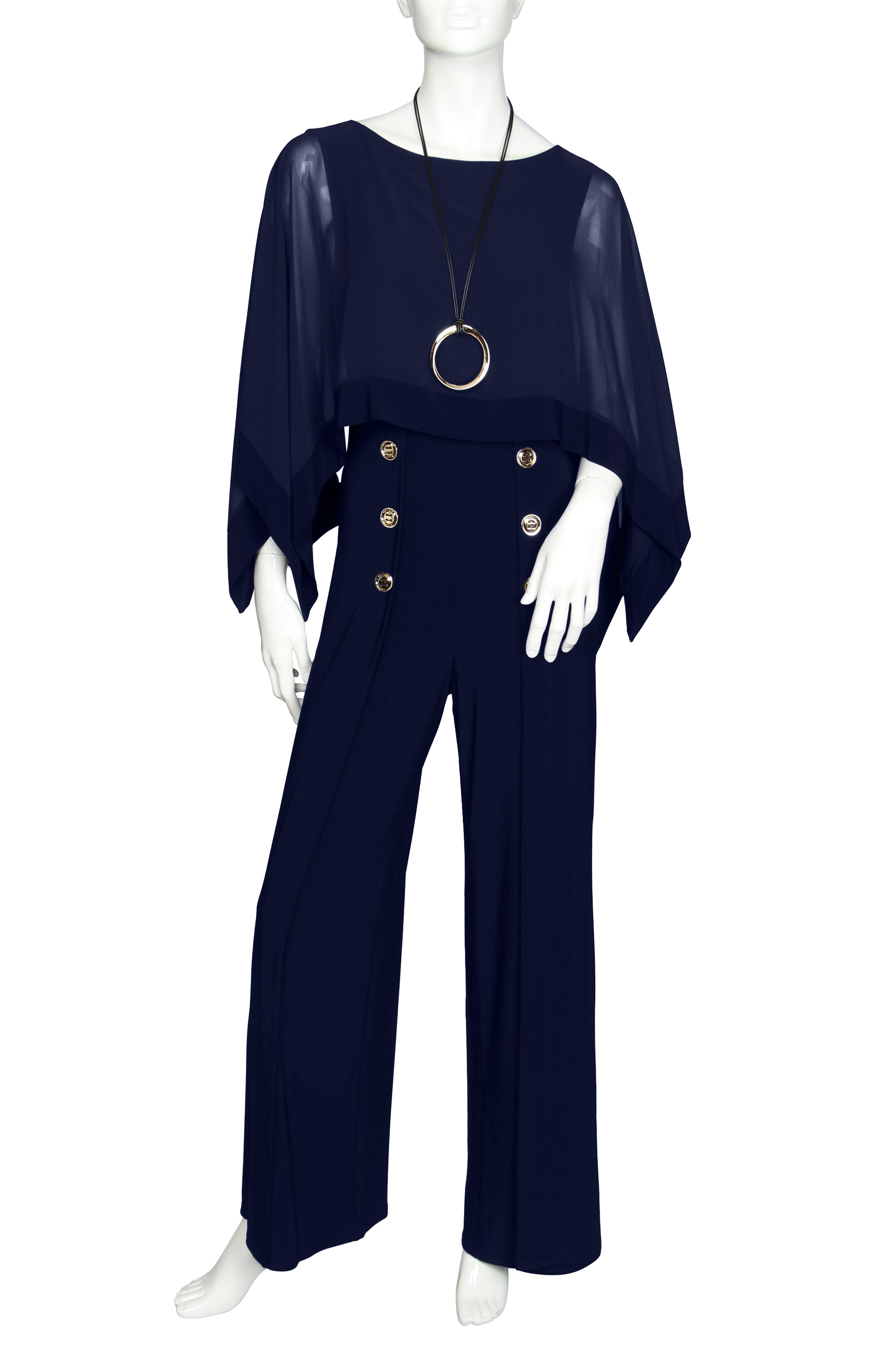 joseph ribkoff jumpsuit navy