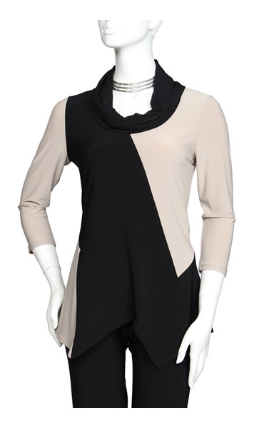Joseph Ribkoff Tunic Bianca Cowl Neck Roxanne Fashions