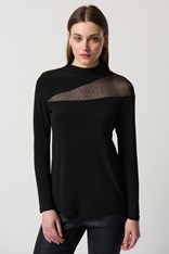 TOP MESH AVA 234250 - black